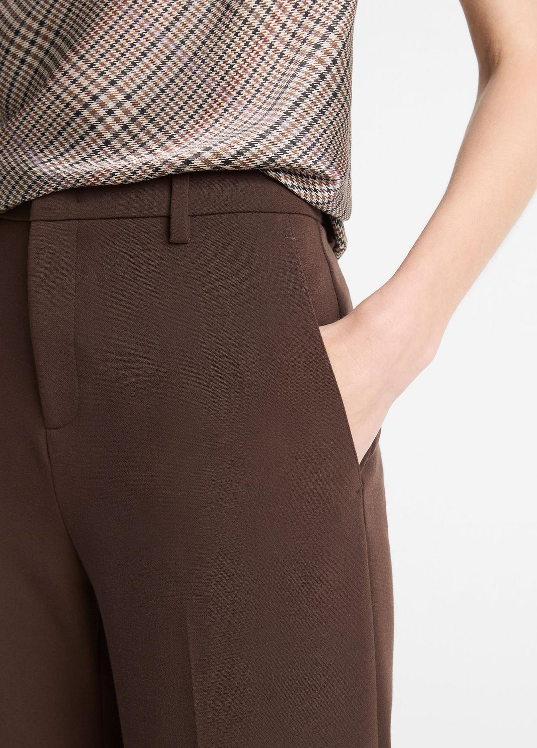 VINCE Women Mid-Rise Tailored Flare Pant in Trousers