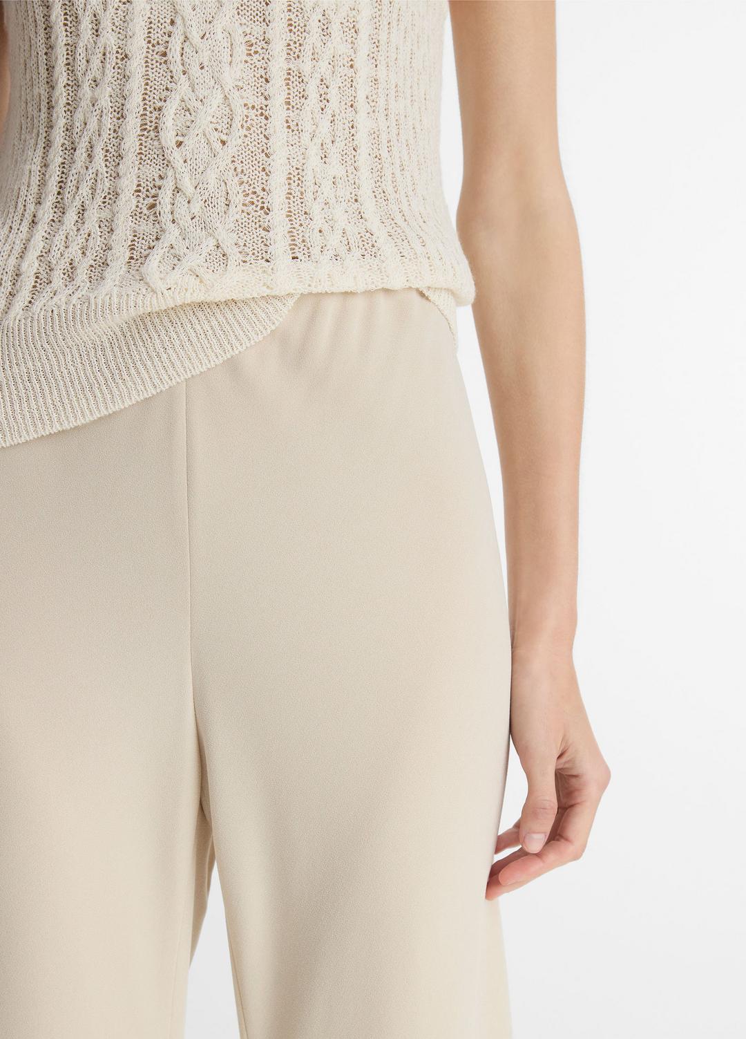 VINCE Women Colette High-Rise Crepe Bias Pant in Trousers