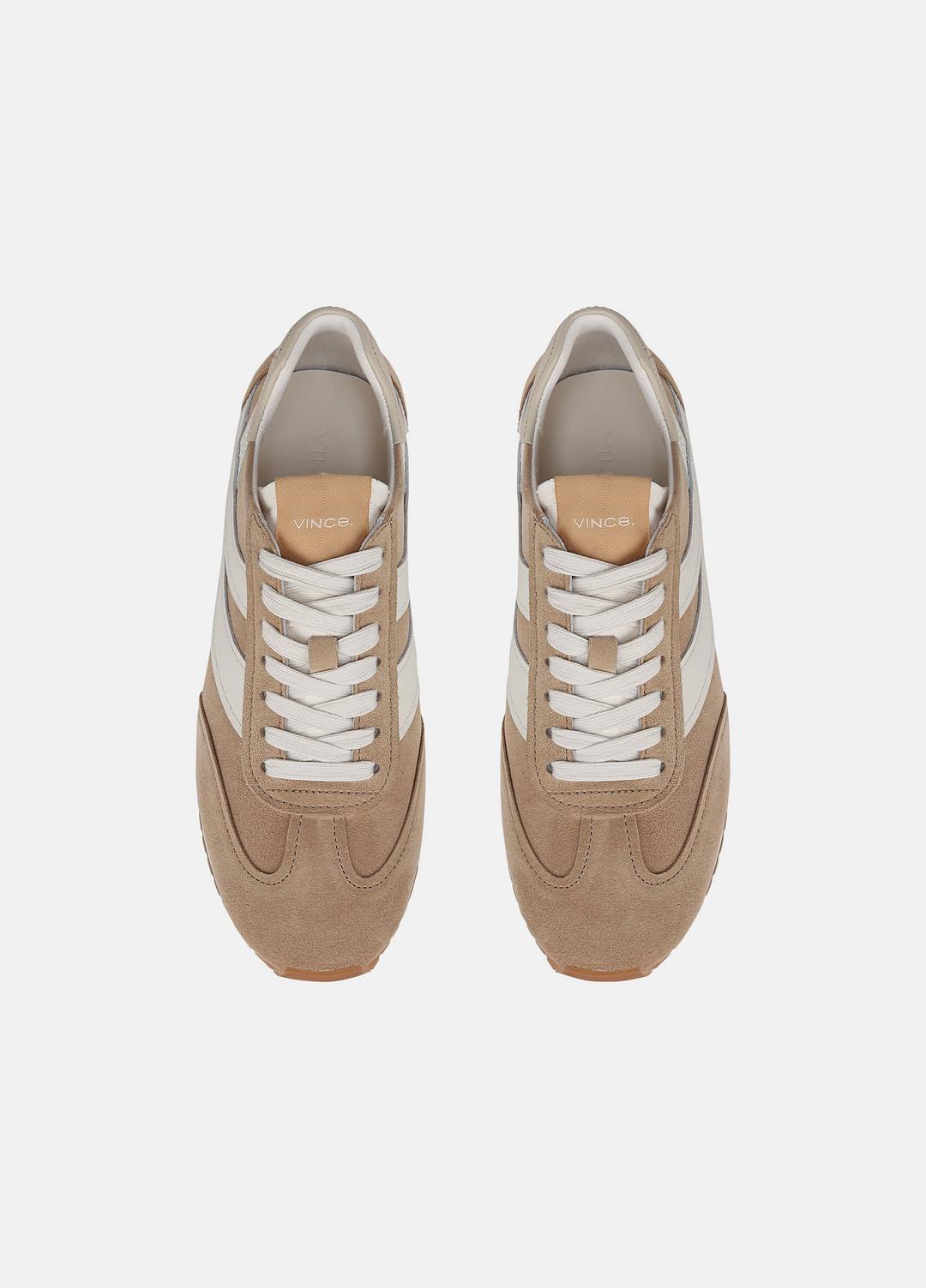 VINCE Women Oasis Suede and Leather Runner Sneaker in Sneakers