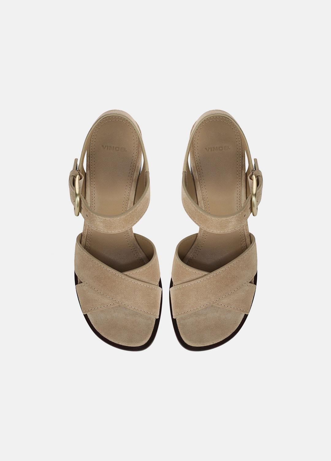 VINCE Women Salma Suede Heeled Sandal in Heels