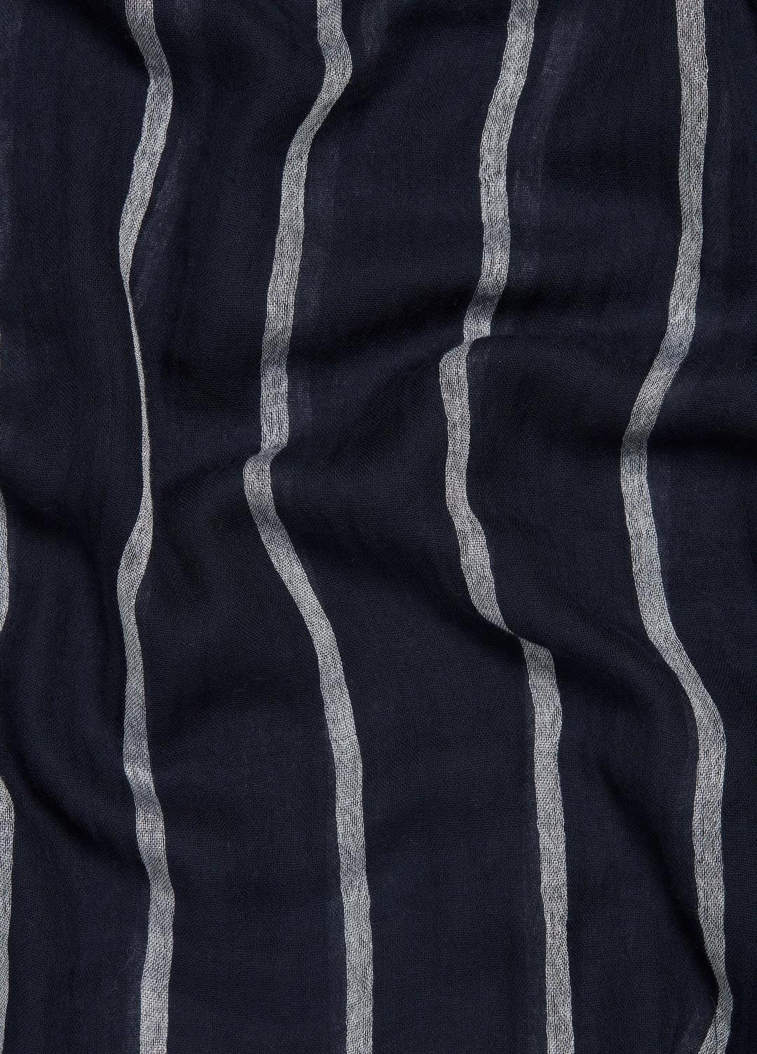 VINCE Women Cotton Gauze Awning Stripe Scarf in Scarves & Hats