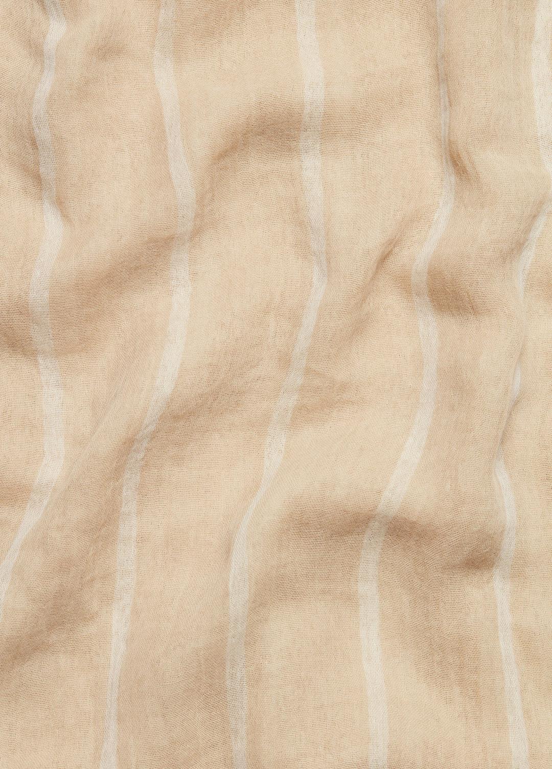 VINCE Women Cotton Gauze Awning Stripe Scarf in Scarves & Hats