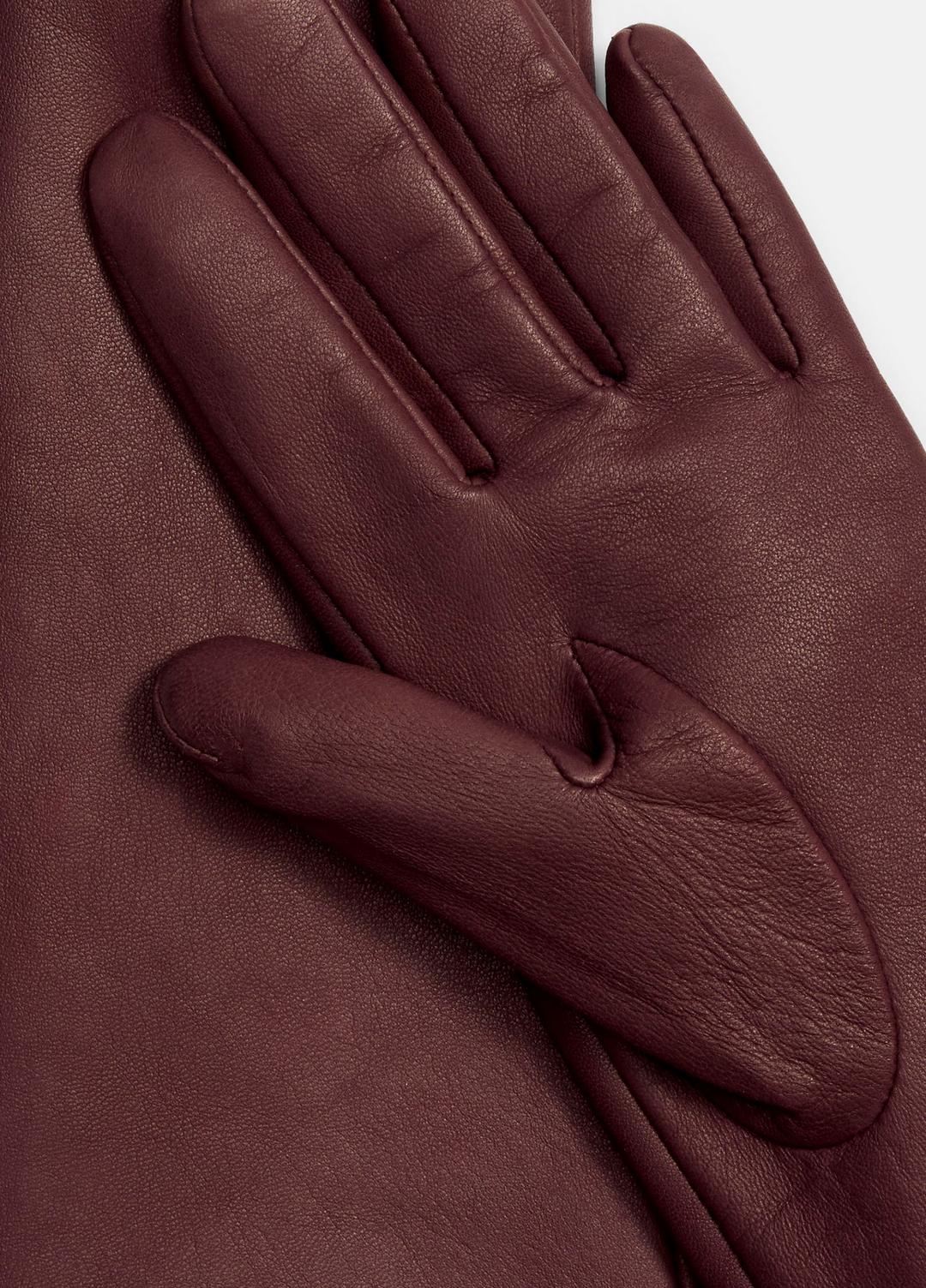 VINCE Women Cashmere-Lined Medium Leather Glove in Gloves