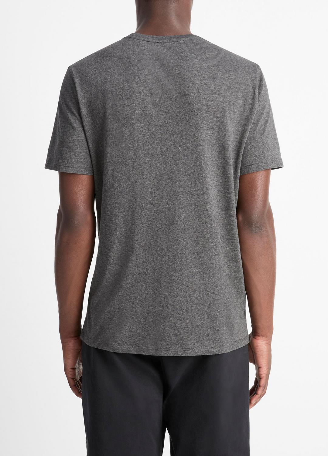 VINCE Men Pima Cotton Crew Neck T-Shirt in Short Sleeve