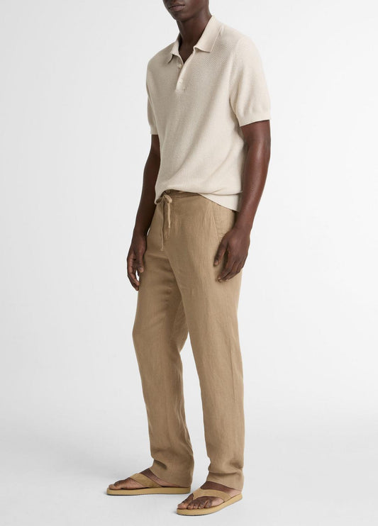 VINCE Men Lightweight Hemp Pant in Trousers