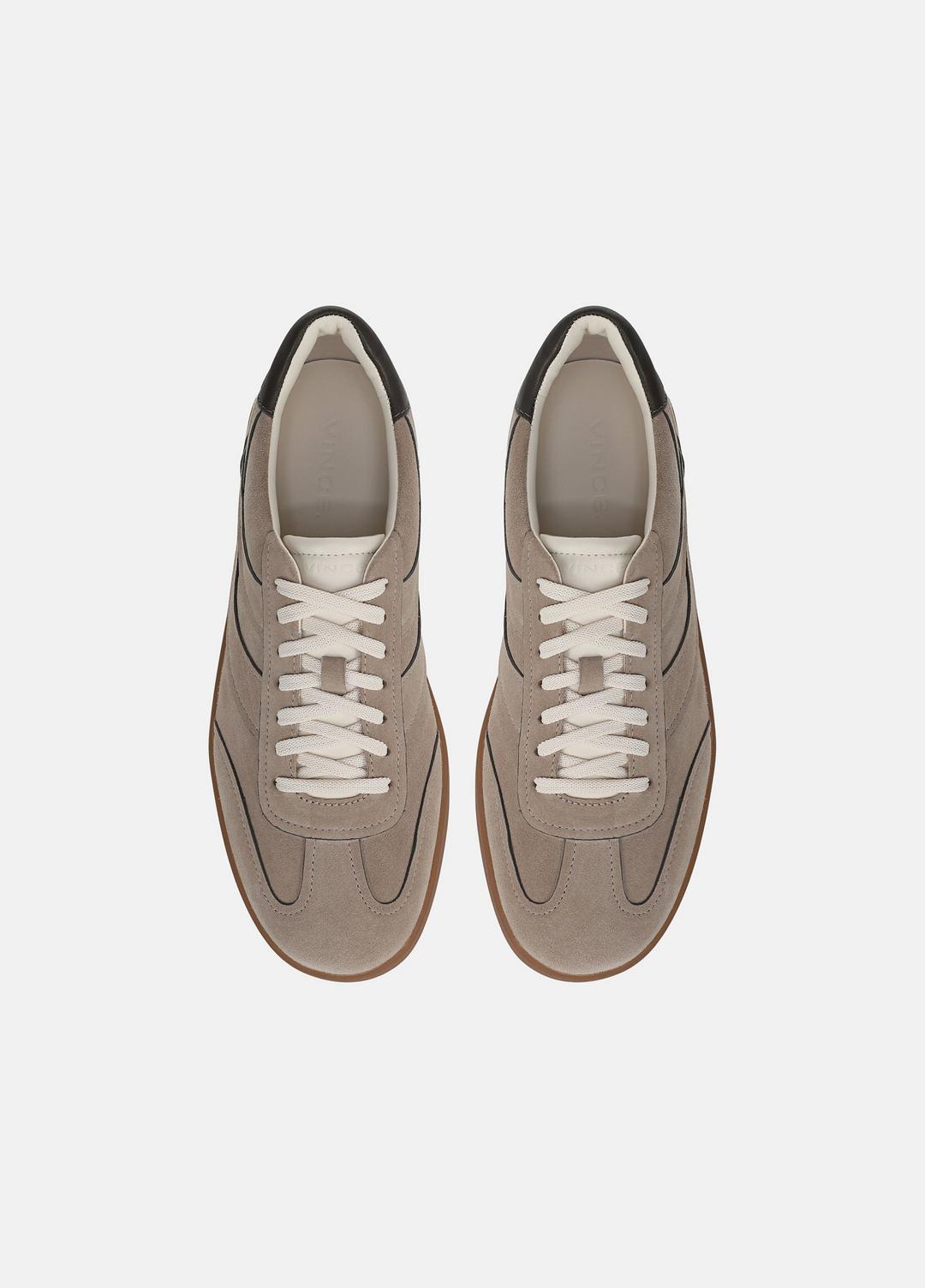 VINCE Men Oasis Contrast-Edge Suede & Leather Sneaker in Sneakers