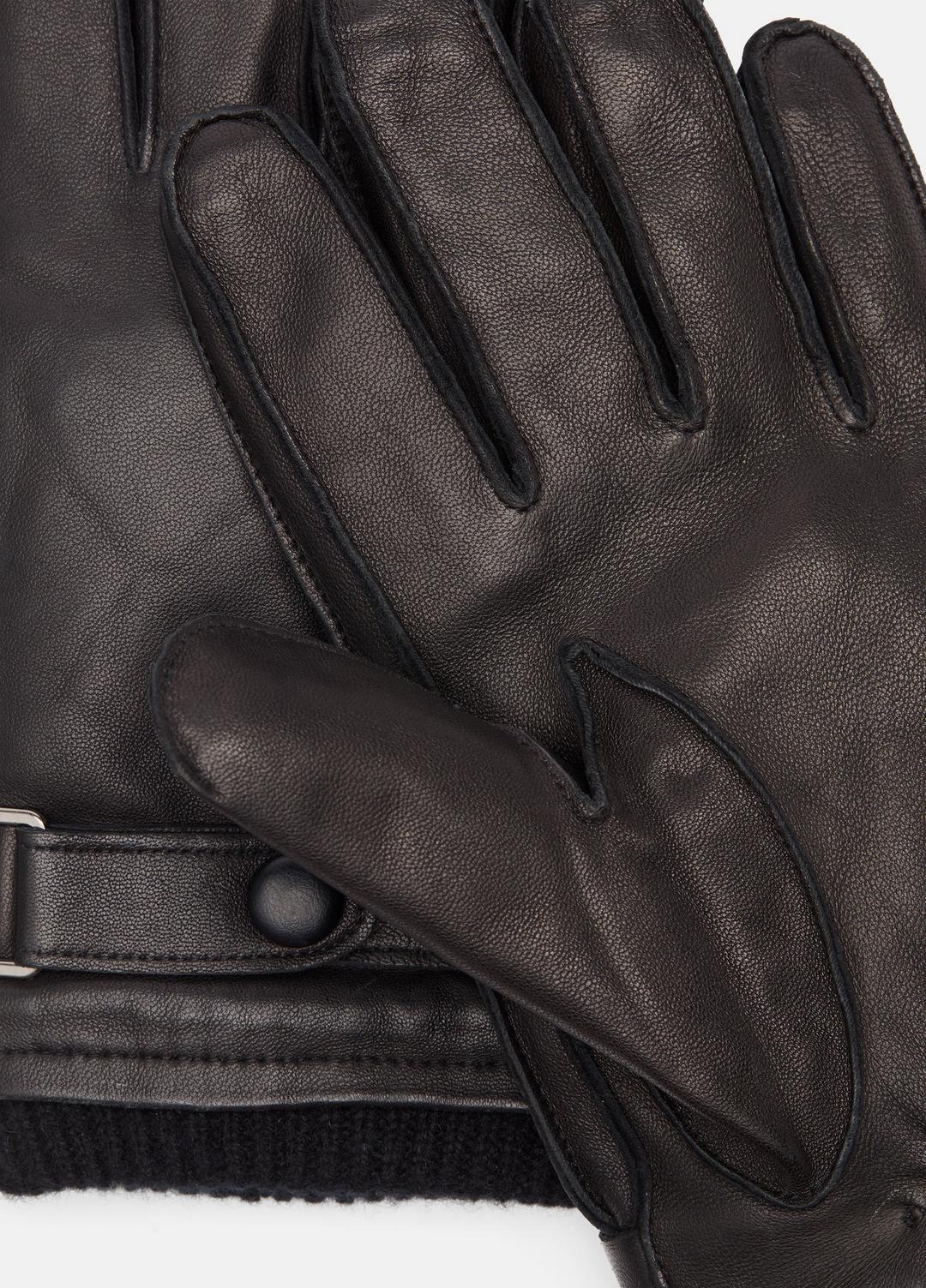 VINCE Men Leather Wrist-Strap Glove in Gloves