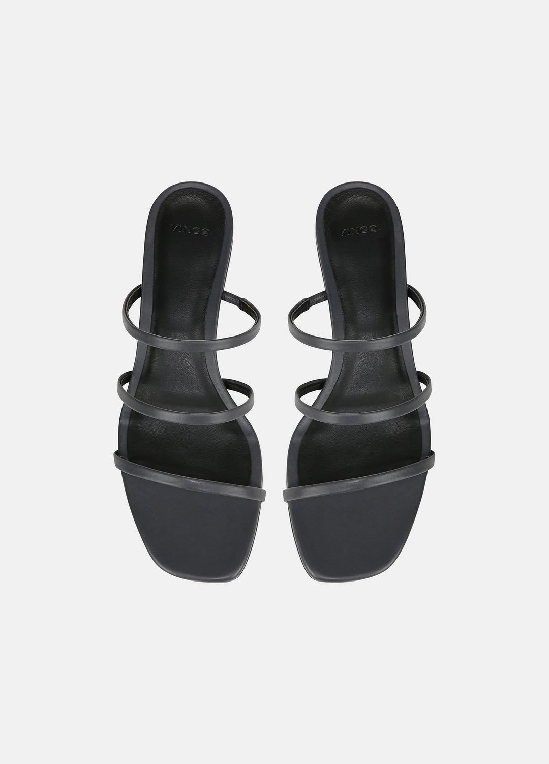 VINCE Sale Palm Springs Leather Heeled Sandal in Shoes