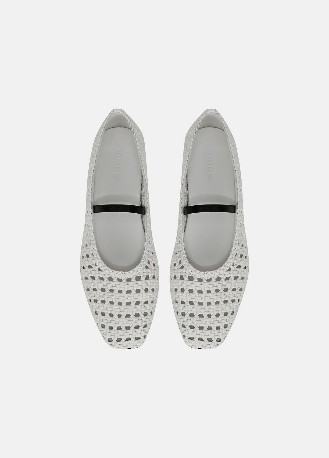 VINCE Sale Vivian Leather Mary Jane Flat in Shoes