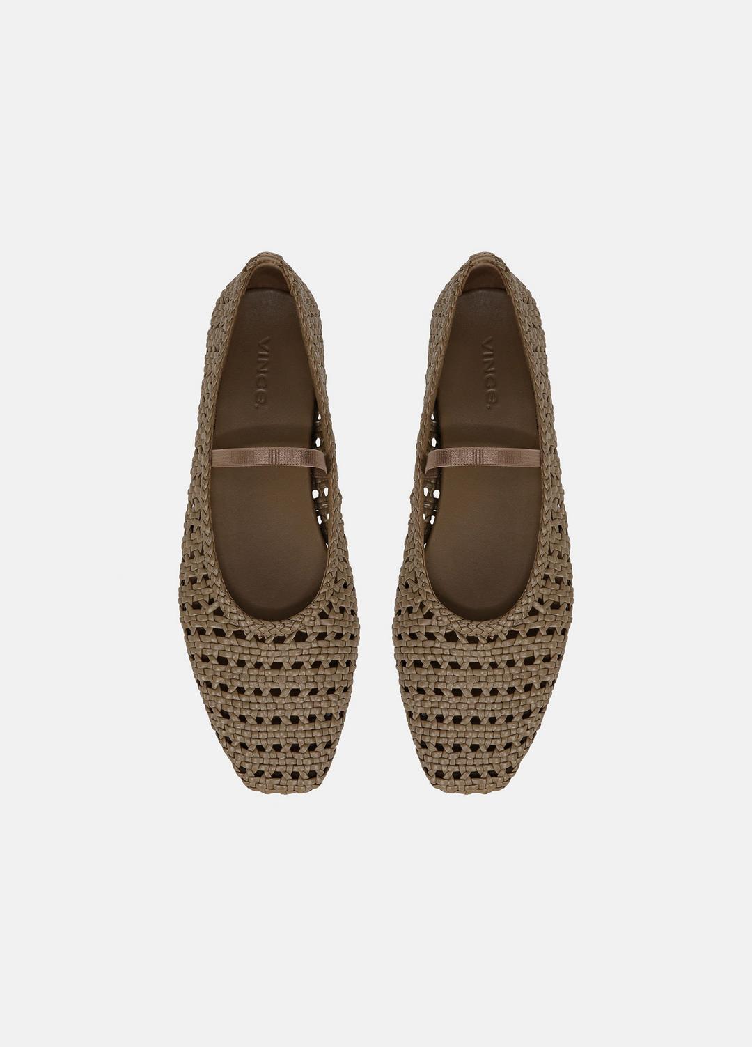VINCE Sale Vivian Leather Mary Jane Flat in Shoes