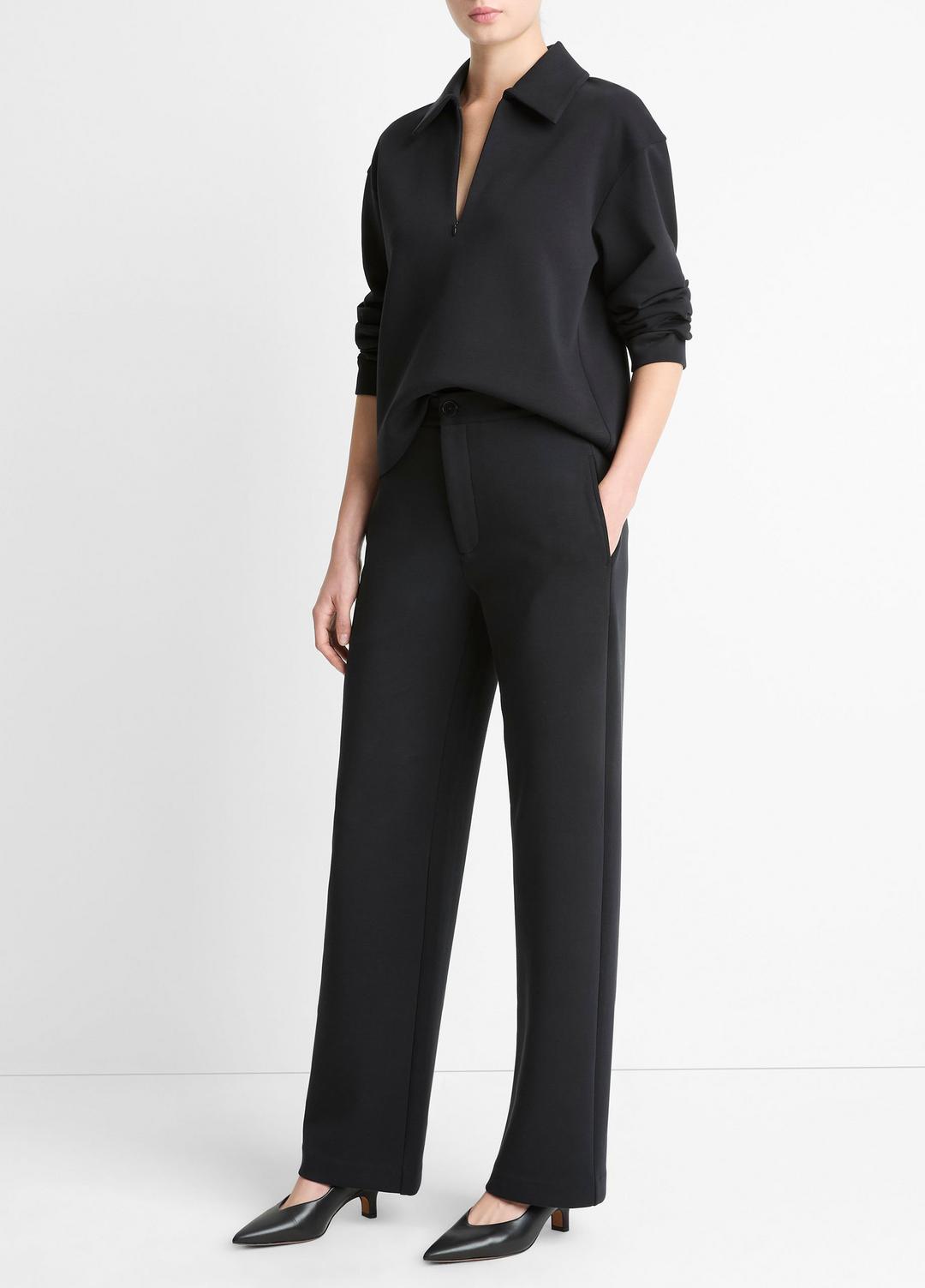 VINCE Women Cotton-Blend Trouser in Trousers