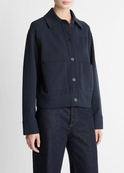 VINCE Women Double-Face Cropped Jacket in Jackets