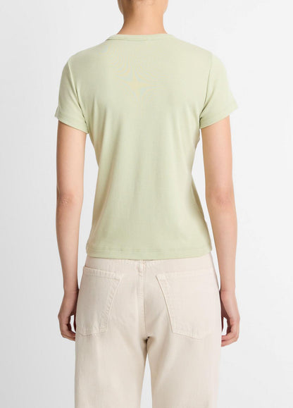 VINCE Women Pima Cotton-Blend '90s Shrunken T-Shirt in Short Sleeve