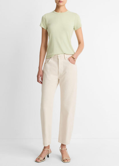 VINCE Women Pima Cotton-Blend '90s Shrunken T-Shirt in Short Sleeve