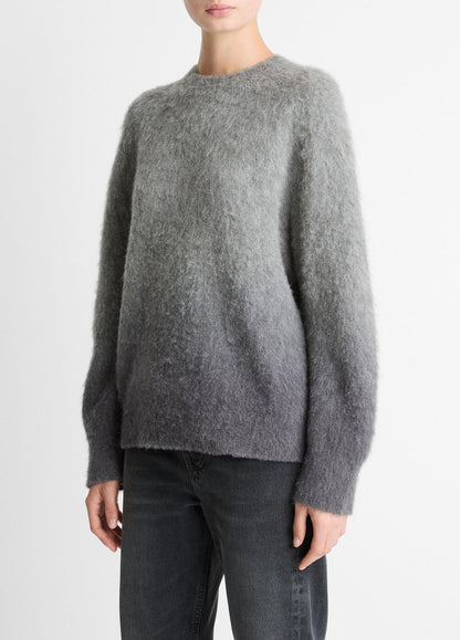 VINCE Women Ombré Alpaca & Wool-Blend Sweater in Crew Neck