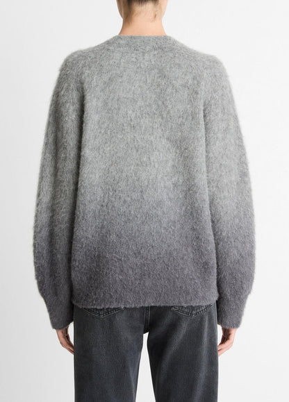 VINCE Women Ombré Alpaca & Wool-Blend Sweater in Crew Neck