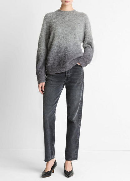 VINCE Women Ombré Alpaca & Wool-Blend Sweater in Crew Neck