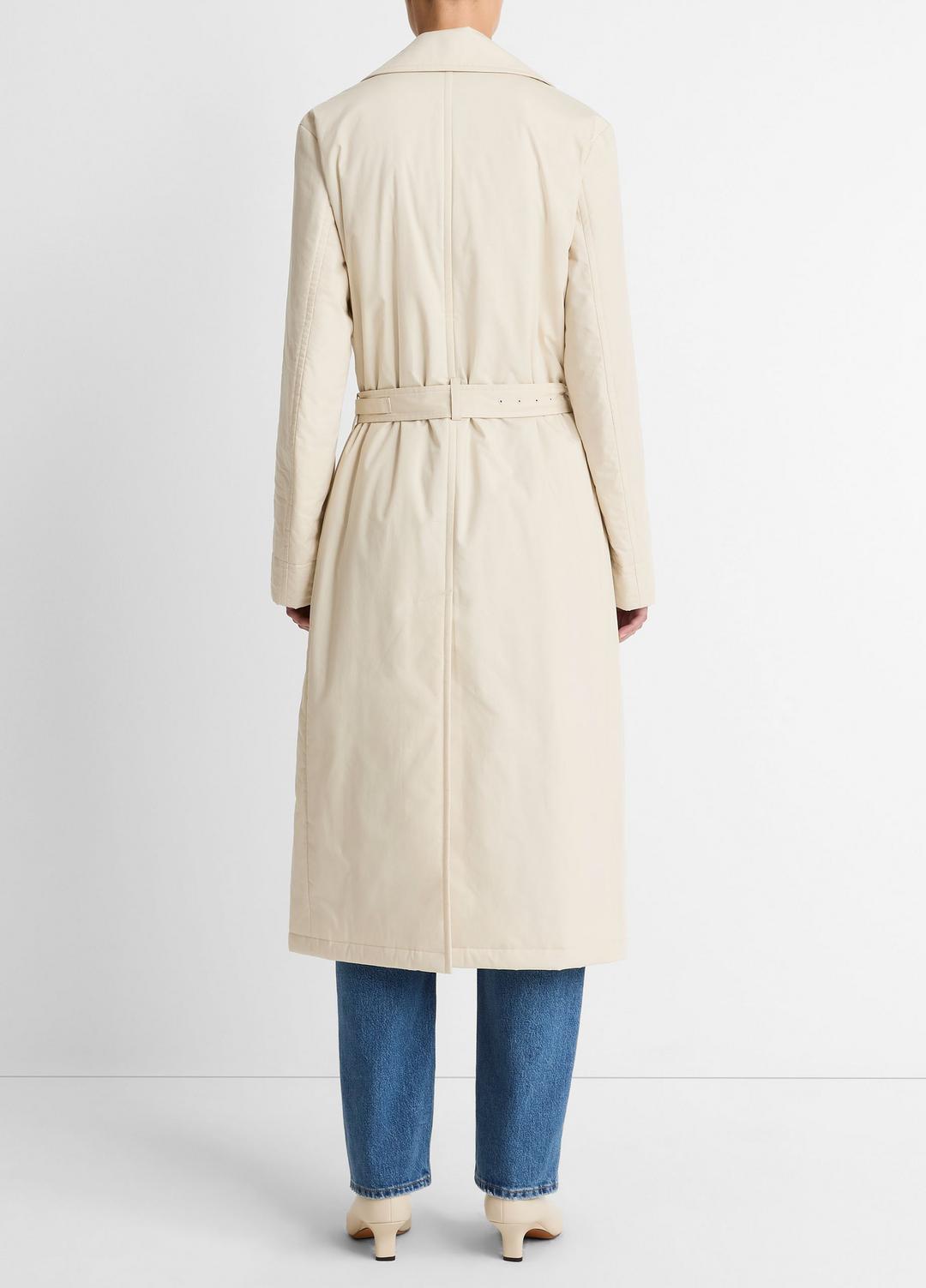 VINCE Women Padded Cotton Long Coat in Coats