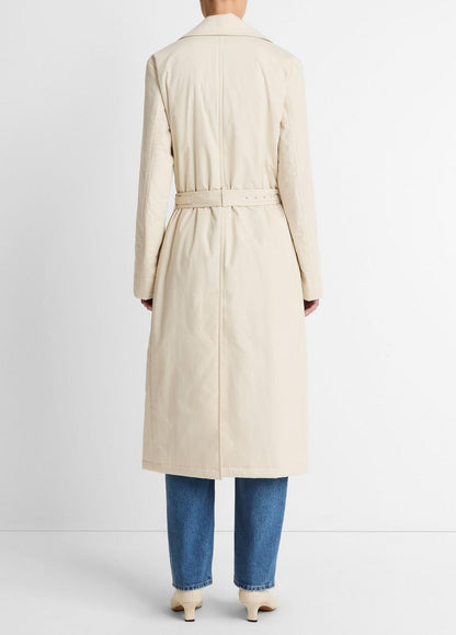 VINCE Women Padded Cotton Long Coat in Coats