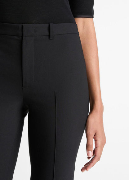 VINCE Women Cotton-Blend Slim Cigarette Pant in Trousers
