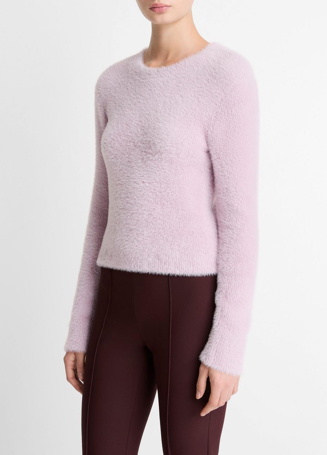 VINCE Women Eyelash Crew Neck Sweater in Crew Neck