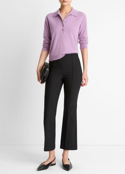 VINCE Women Cashmere-Silk Polo Sweater in Cashmere