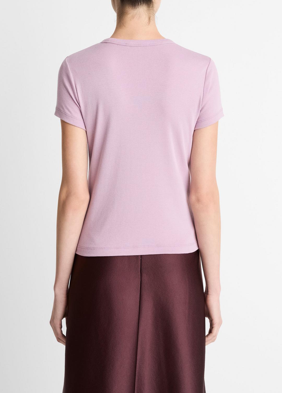 VINCE Women Pima Cotton-Blend '90s Shrunken T-Shirt in Short Sleeve