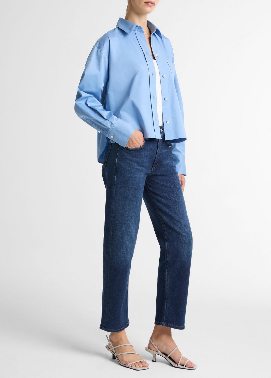 VINCE Women Citizens of Humanity Delfina Straight-Leg Jean in Denim