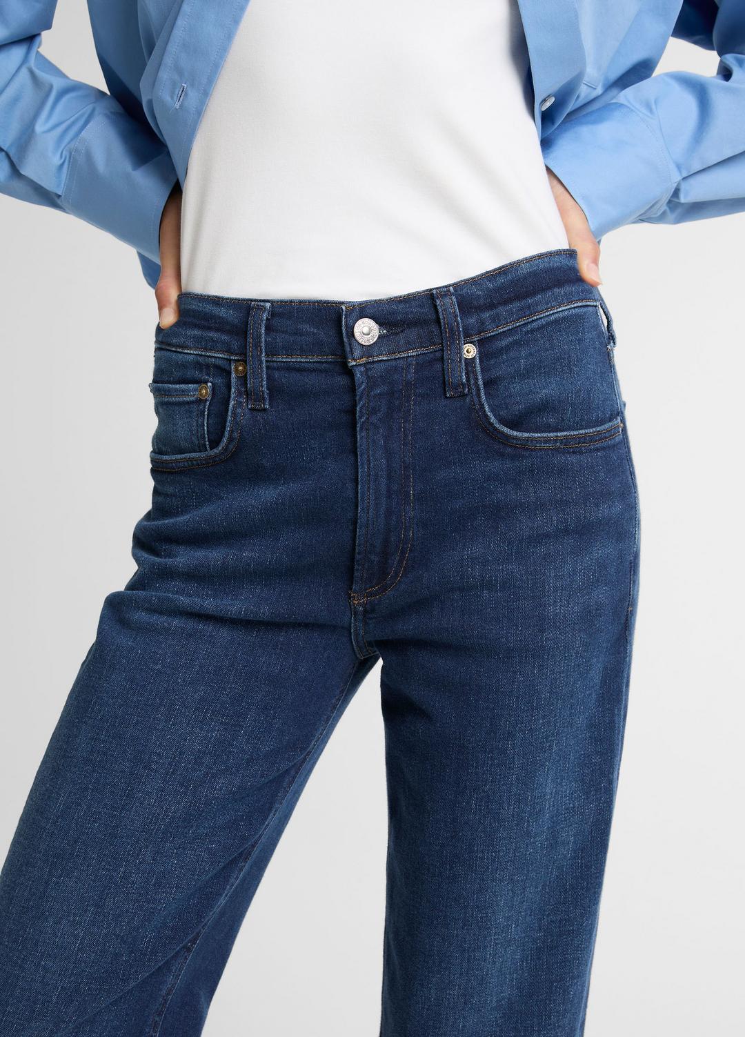 VINCE Women Citizens of Humanity Delfina Straight-Leg Jean in Denim