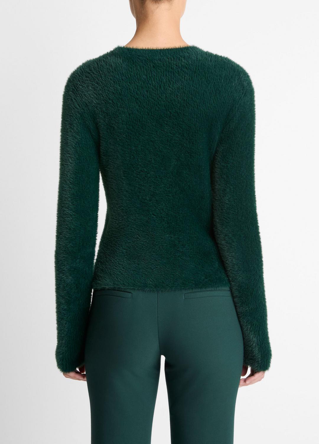 VINCE Women Eyelash Crew Neck Sweater in Crew Neck
