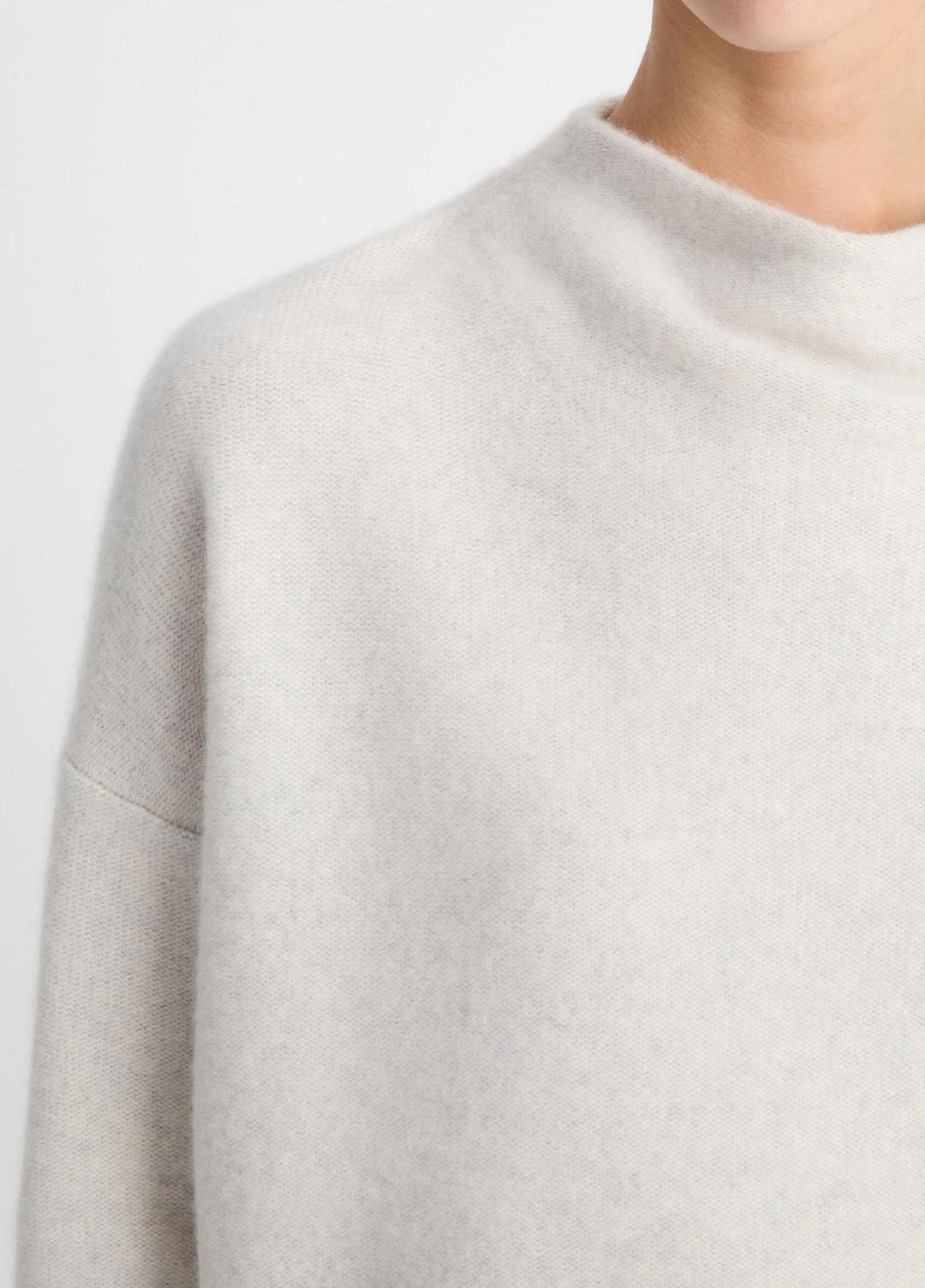 VINCE Women Plush Cashmere Funnel-Neck Sweater in Turtleneck