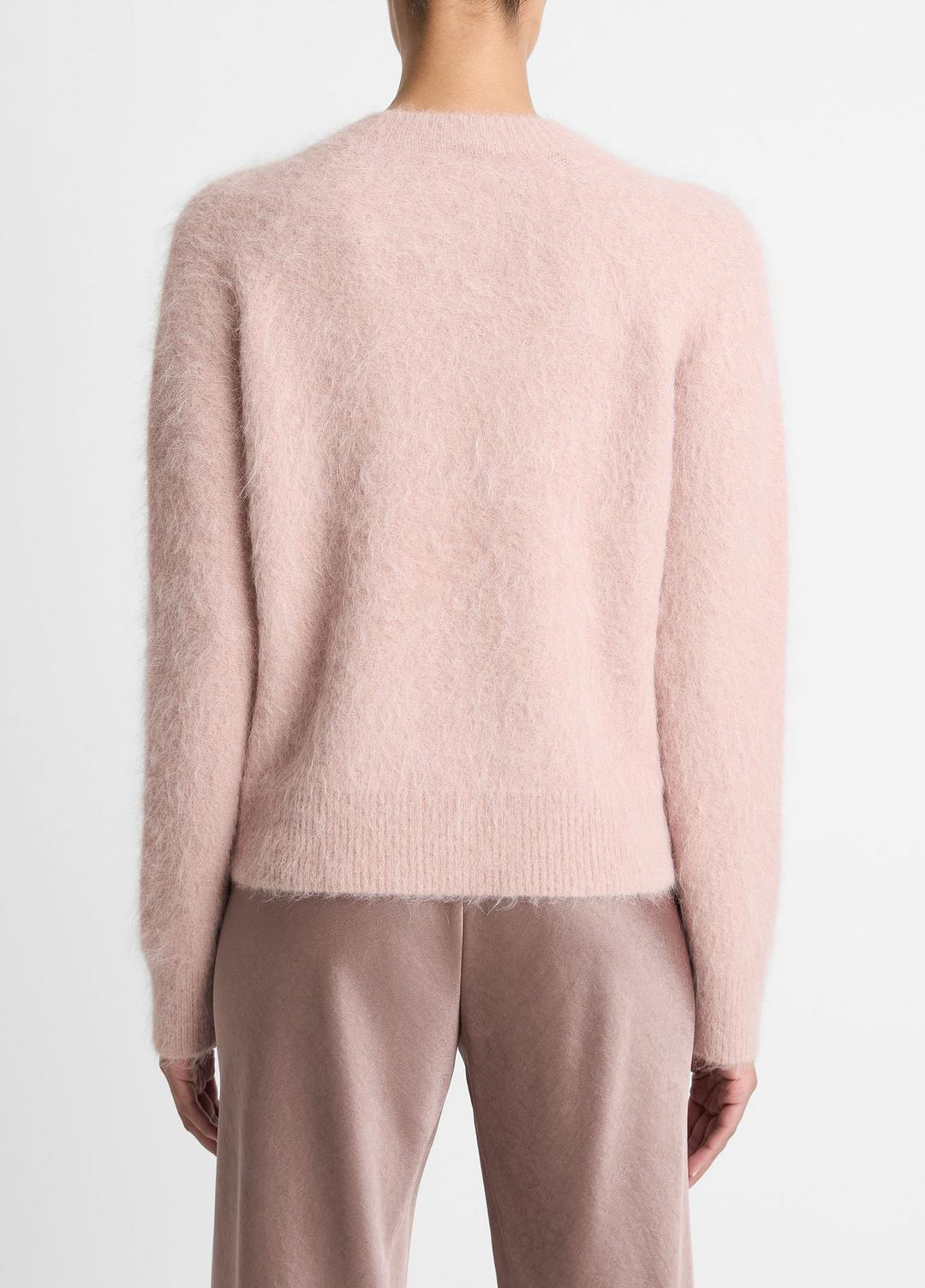 VINCE Women Brushed Alpaca-Blend Crew Neck Sweater in Crew Neck