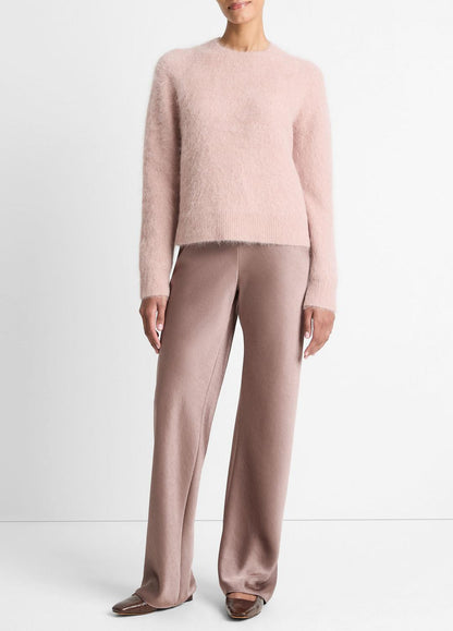 VINCE Women Brushed Alpaca-Blend Crew Neck Sweater in Crew Neck