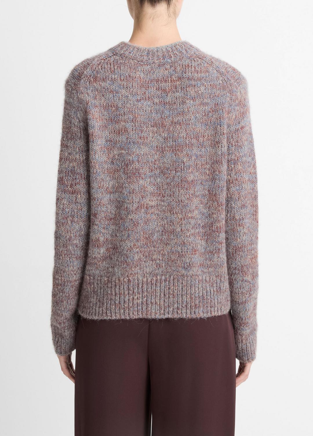 VINCE Women Marled Crew Neck Sweater in Crew Neck