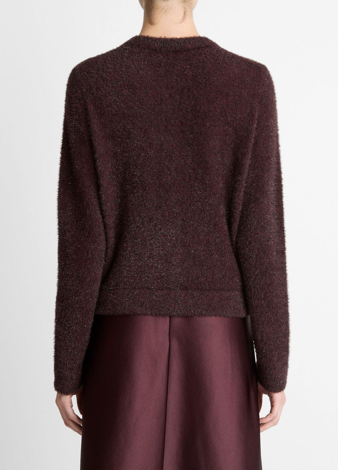 VINCE Women Metallic Eyelash Cardigan in Cardigans