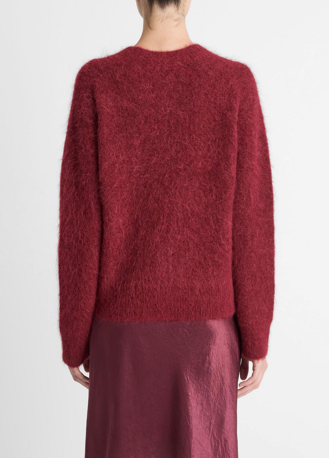 VINCE Women Brushed Alpaca-Blend Crew Neck Sweater in Crew Neck