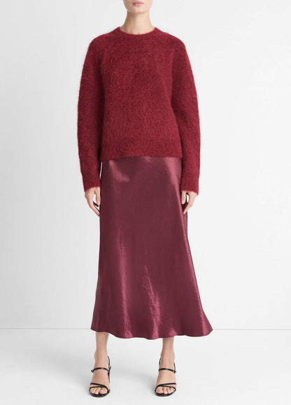 VINCE Women Brushed Alpaca-Blend Crew Neck Sweater in Crew Neck