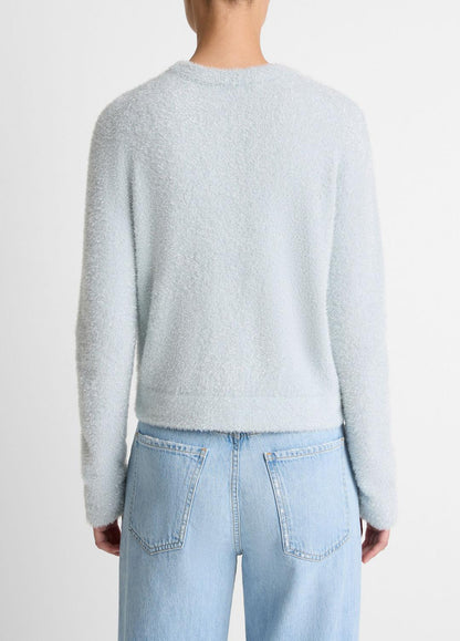 VINCE Women Metallic Eyelash Cardigan in Cardigans