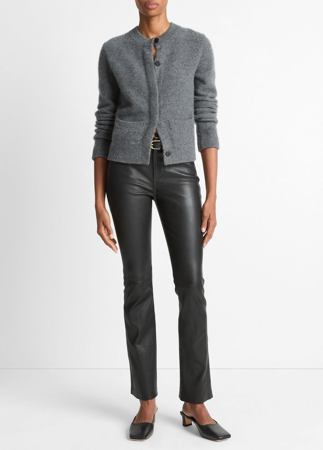 VINCE Women Plush Cashmere Shrunken Cardigan in Cardigans