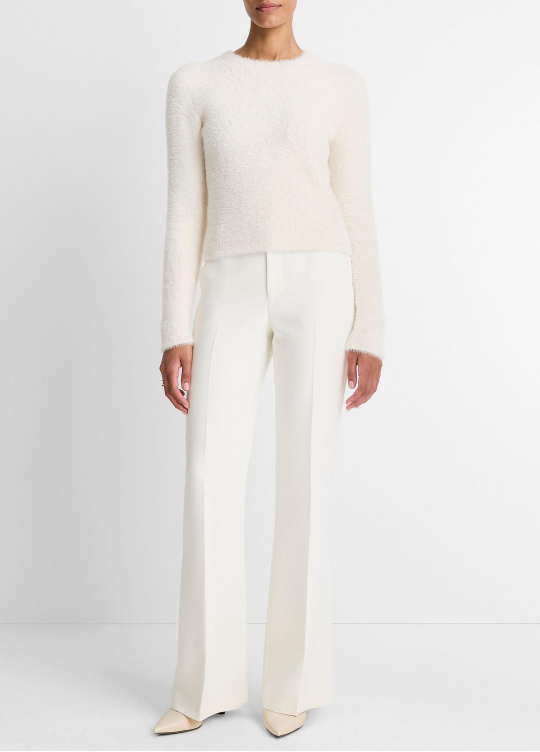 VINCE Women Eyelash Crew Neck Sweater in Crew Neck