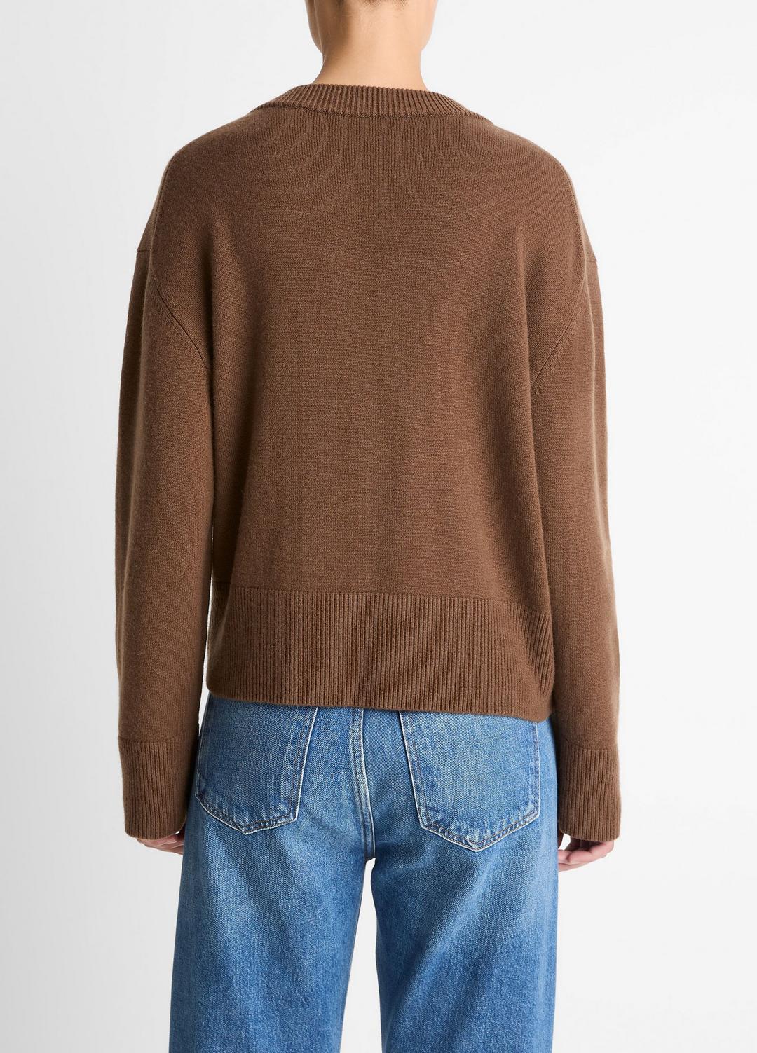 VINCE Women Wool-Cashmere V-Neck Sweater in V-Neck