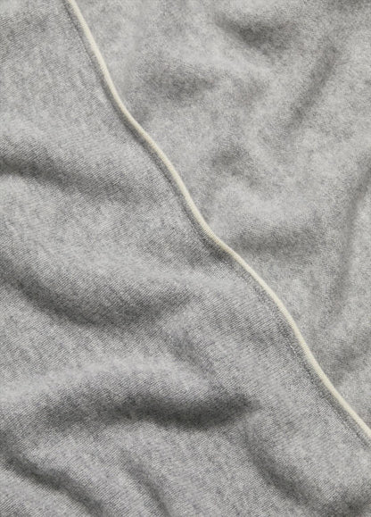 VINCE Women Tipped Jersey-Knit Cashmere Cape in Sweaters
