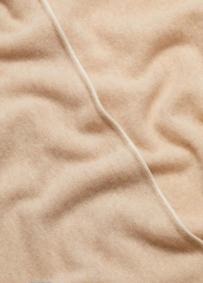 VINCE Women Tipped Jersey-Knit Cashmere Cape in Sweaters