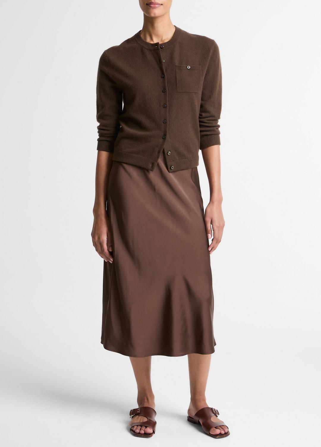 VINCE Women Wool & Cashmere-Blend Pocket Cardigan in Cardigans