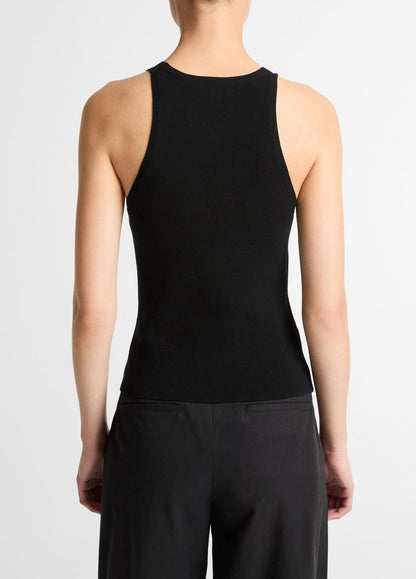 VINCE Women Milano-Stitch Scoop-Neck Sweater Tank in Tank Tops