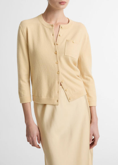 VINCE Women Wool & Cashmere-Blend Pocket Cardigan in Cardigans