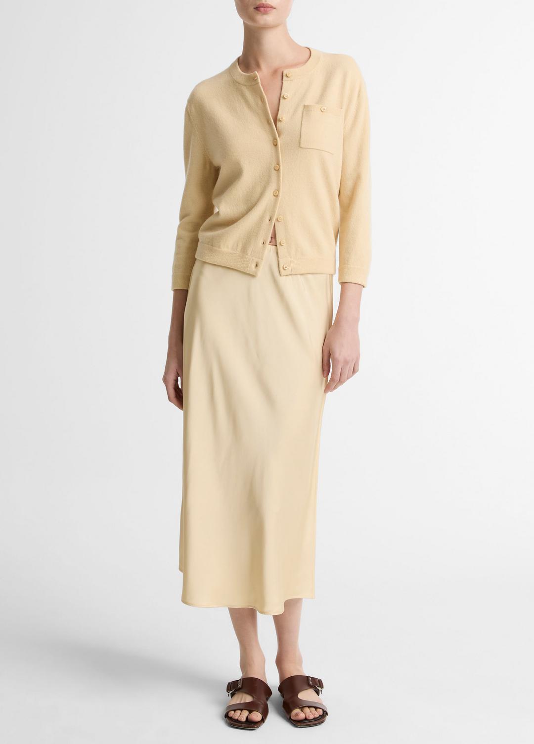 VINCE Women Wool & Cashmere-Blend Pocket Cardigan in Cardigans