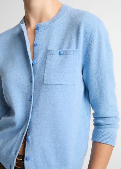 VINCE Women Wool & Cashmere-Blend Pocket Cardigan in Cardigans