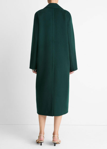 VINCE Women Wool-Blend Single-Breasted Coat in Coats