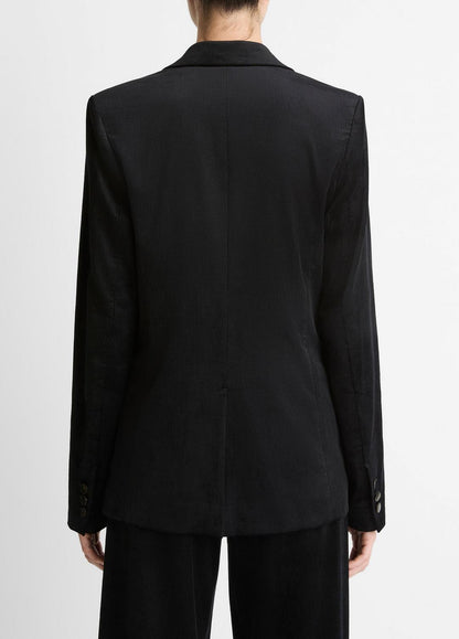 VINCE Women Italian Velvet Blazer in Blazers